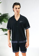Cotton District MALELIONS KNITTED SET  BLACK