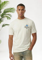 Cotton District MALELIONS LUXURY STAMP T-SHIRT T-Shirts OFF WHITE