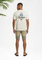 Cotton District MALELIONS LUXURY STAMP T-SHIRT T-Shirts OFF WHITE