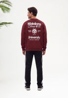 Cotton District MALELIONS MEN CLASS OF 26 SWEATER Sweaters BURGUNDY
