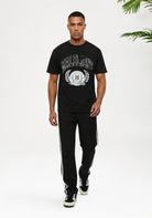 Cotton District MALELIONS MEN COMMUNITY T-SHIRT T-Shirts BLACK