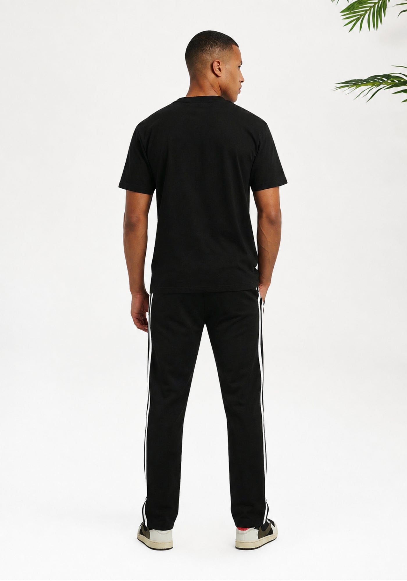 Cotton District MALELIONS MEN COMMUNITY T-SHIRT T-Shirts BLACK