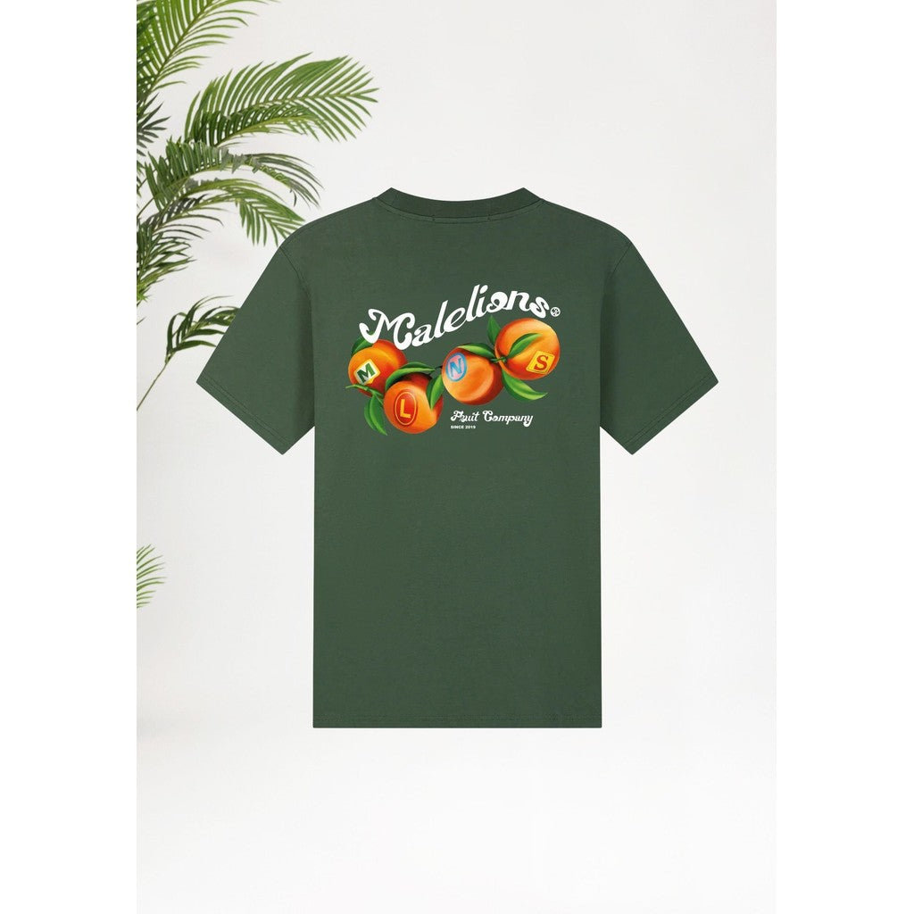 Cotton District MALELIONS MEN FRUIT COMPANY T-SHIRT T-Shirts GREEN