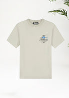 Cotton District MALELIONS MEN LUXURY STAMP T-SHIRT T-Shirts OFF WHITE