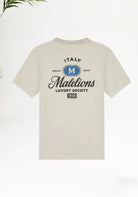 Cotton District MALELIONS MEN LUXURY STAMP T-SHIRT T-Shirts OFF WHITE