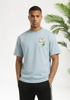 Cotton District MALELIONS MEN ROMAN T-SHIRT T-Shirts ICE BLUE