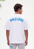Cotton District MALELIONS MEN SOCIETY CLUB T-SHIRT T-Shirts WHITE