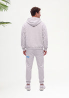 Cotton District MALELIONS MEN SOCIETY CLUB ZIP HOODIE Hoodies GREY MELANGE