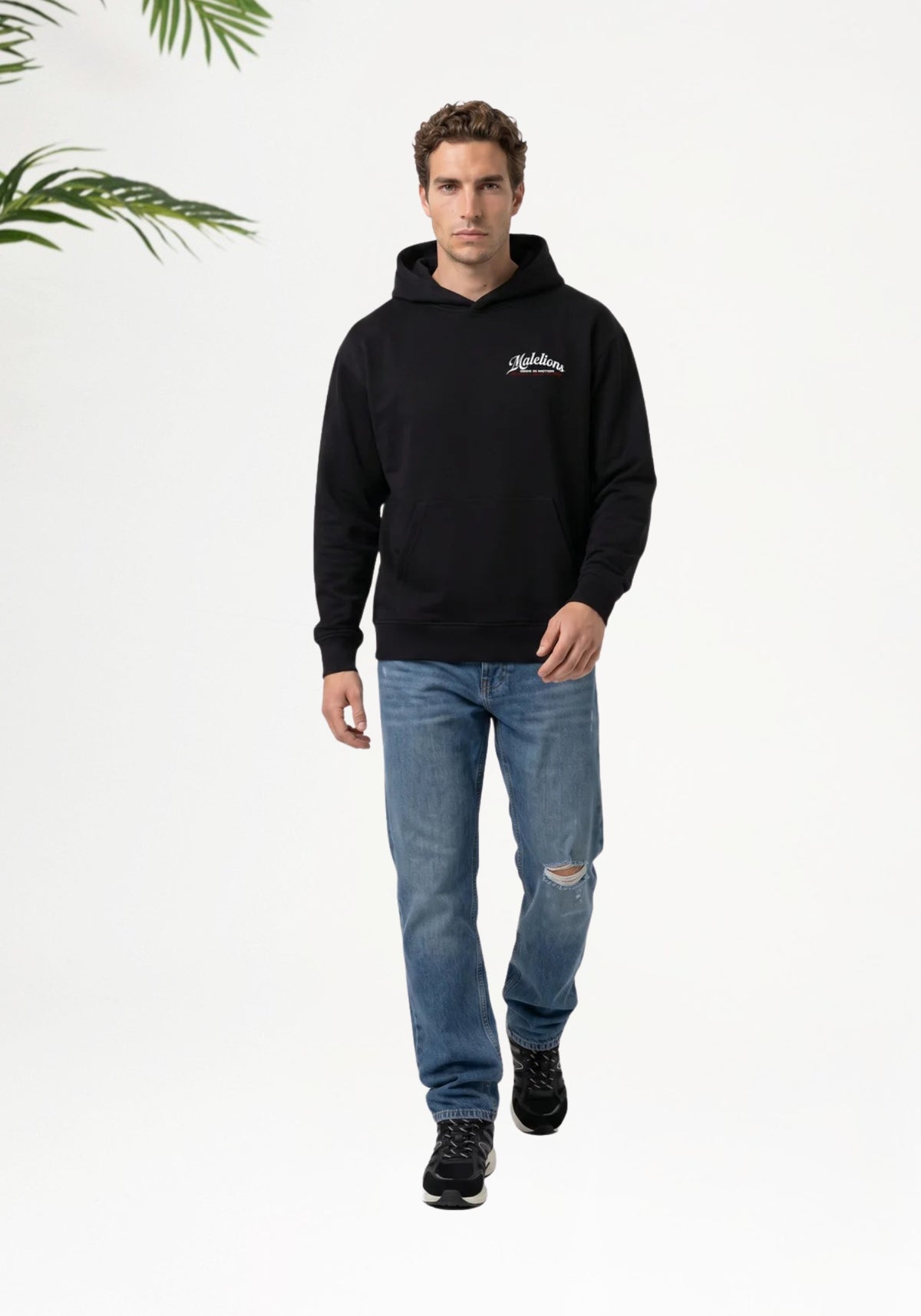 Cotton District MALELIONS MEN SPORTS BETTING HOODIE  BLACK