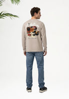 Cotton District MALELIONS MEN SPORTS BETTING LONGSLEEVE T-SHIRT Longsleeve ALMOND