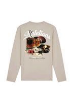 Cotton District MALELIONS MEN SPORTS BETTING LONGSLEEVE T-SHIRT Longsleeve ALMOND