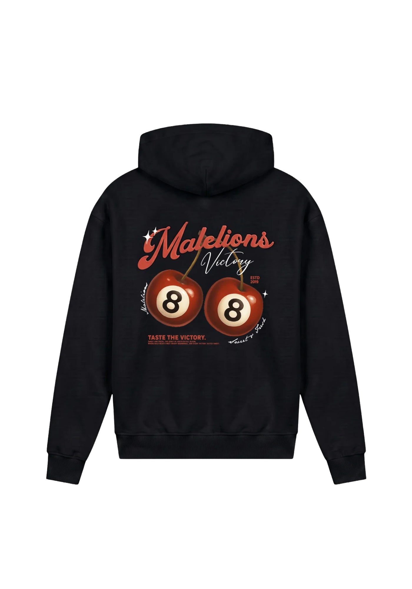 Cotton District MALELIONS MEN VICTORY TASTE HOODIE Hoodies BLACK