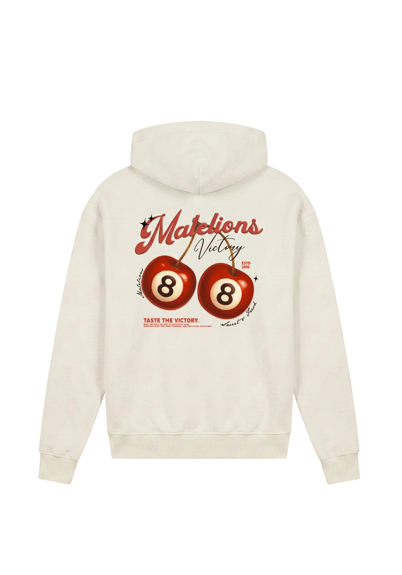 Cotton District MALELIONS MEN VICTORY TASTE HOODIE Hoodies OFF WHITE
