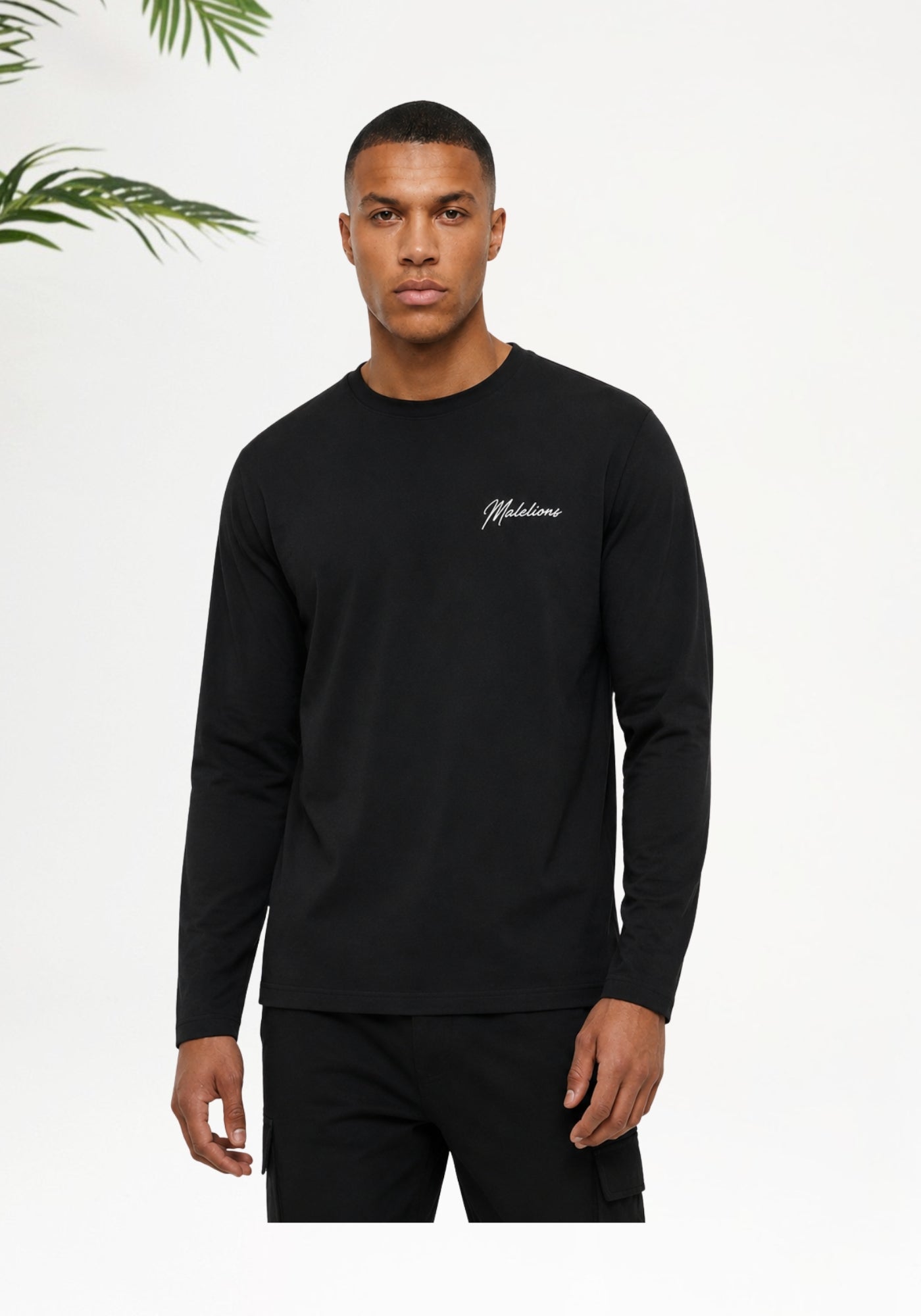 Cotton District MALELIONS MEN VICTORY TASTE LONGSLEEVE T-SHIRT Longsleeve BLACK