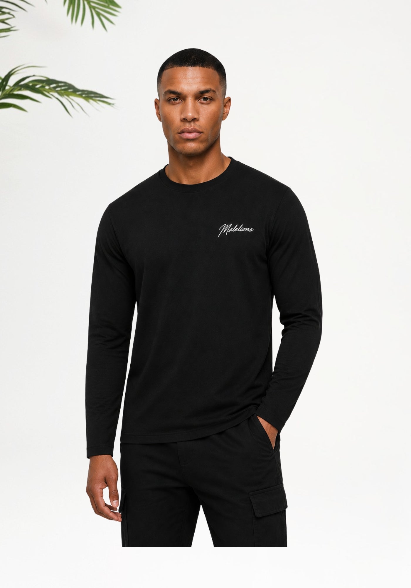Cotton District MALELIONS MEN VICTORY TASTE LONGSLEEVE T-SHIRT Longsleeve BLACK