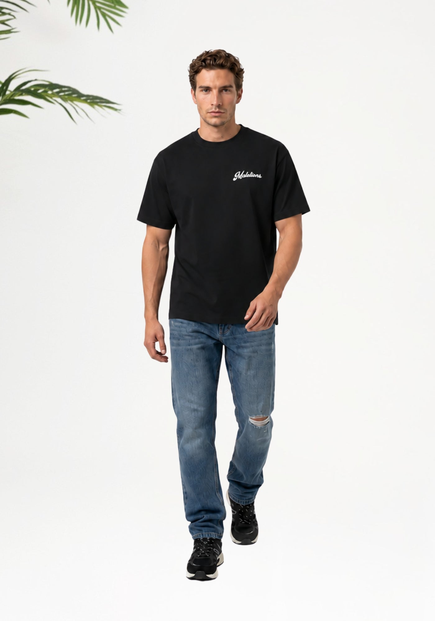 Cotton District MALELIONS MEN VICTORY TASTE T-SHIRT T-Shirts BLACK