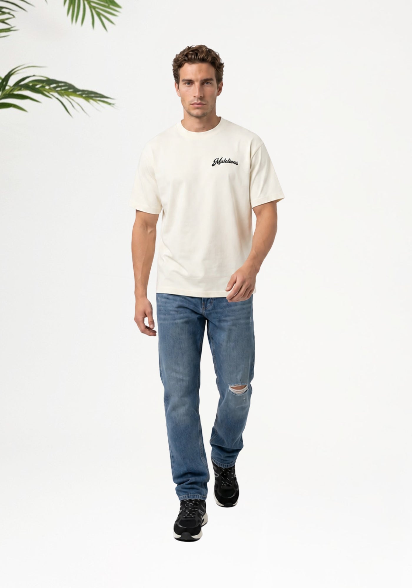 Cotton District MALELIONS MEN VICTORY TASTE T-SHIRT T-Shirts OFF WHITE