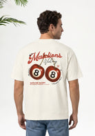 Cotton District MALELIONS MEN VICTORY TASTE T-SHIRT T-Shirts OFF WHITE
