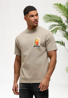 Cotton District MALELIONS MEN YACHT WINDOW T-SHIRT T-Shirts TAUPE