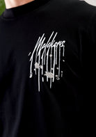 Cotton District MALELIONS PAINTER T-SHIRT  BLACK