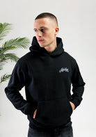 Cotton District MALELIONS PLAYING CARDS HOODIE  BLACK