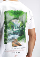Cotton District MALELIONS RETREAT T-SHIRT  WHITE