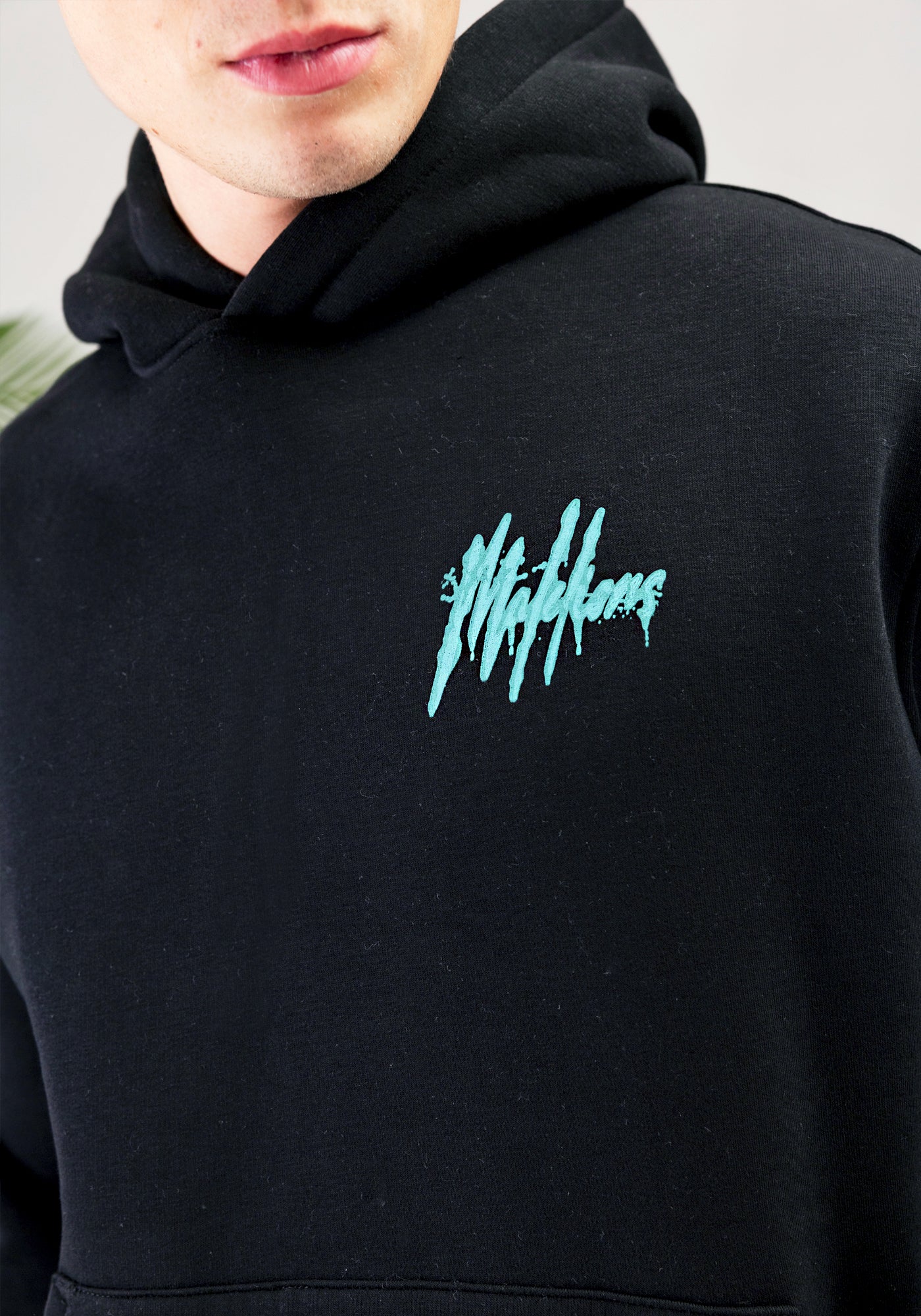 Cotton District MALELIONS SIGNATURE DRIP HOODIE  BLACK