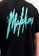 Cotton District MALELIONS SIGNATURE DRIP T-SHIRT  BLACK