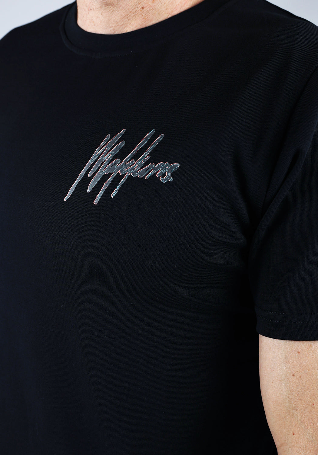 Cotton District MALELIONS SIGNATURE SKETCH T-SHIRT  BLACK