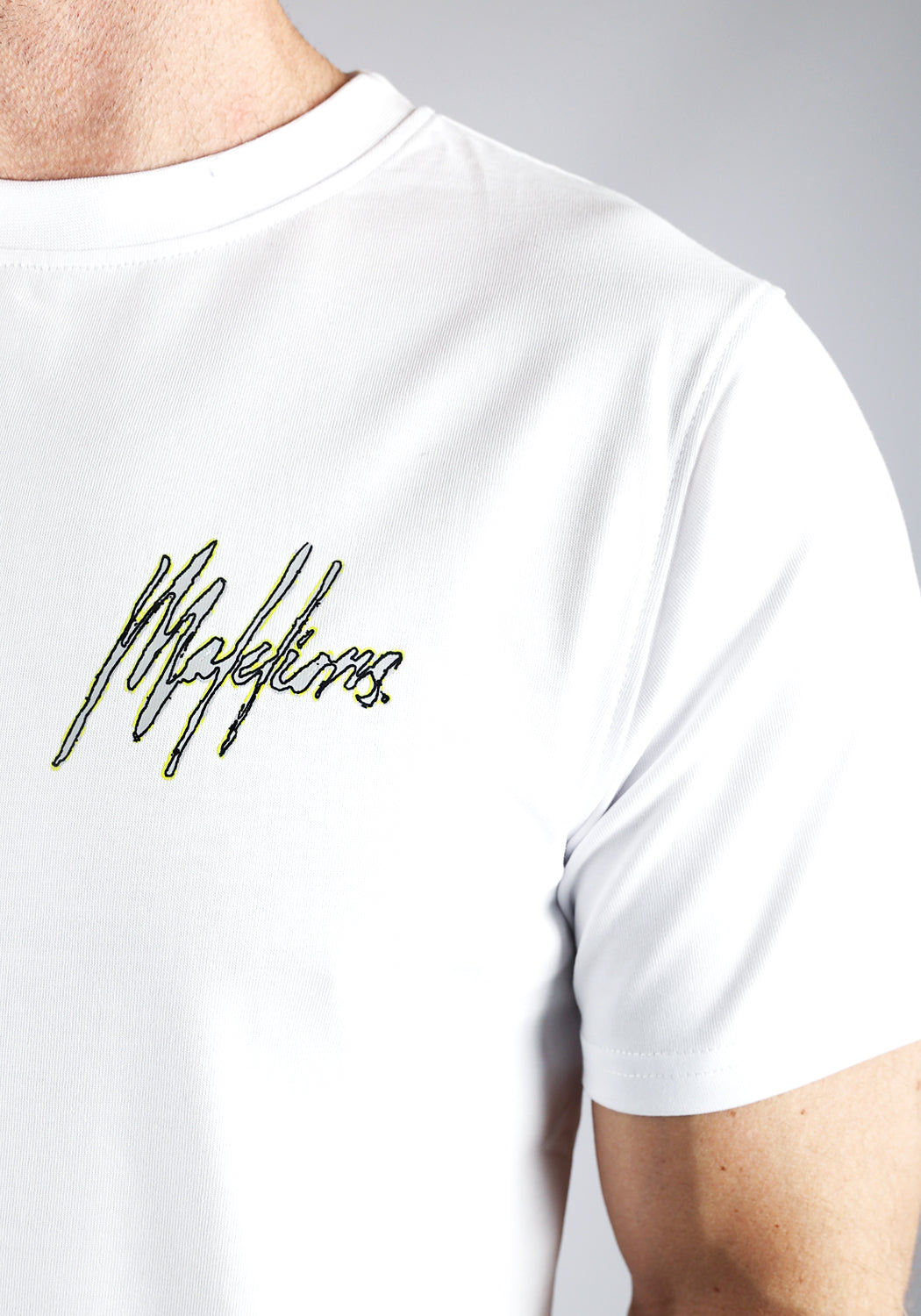 Cotton District MALELIONS SIGNATURE SKETCH T-SHIRT  WHITE