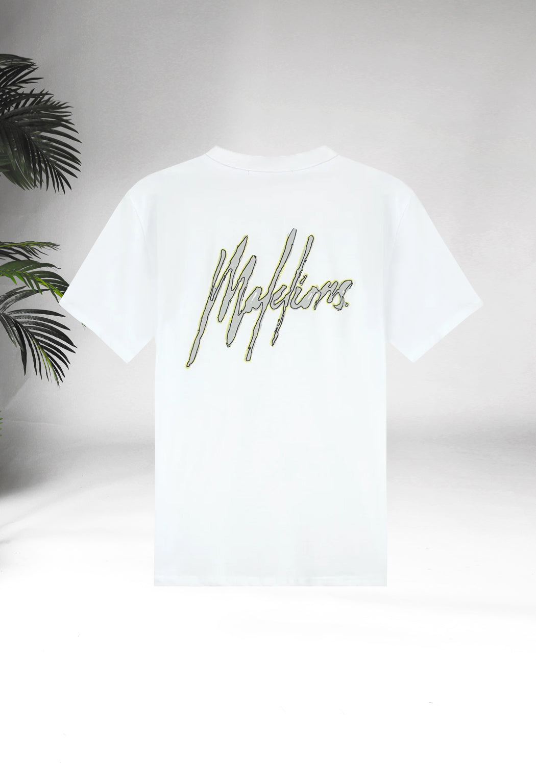 Cotton District MALELIONS SIGNATURE SKETCH T-SHIRT  WHITE
