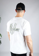 Cotton District MALELIONS SIGNATURE SKETCH T-SHIRT  WHITE