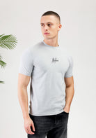 Cotton District MALELIONS STRIPED SIGNATURE T-SHIRT  GREY