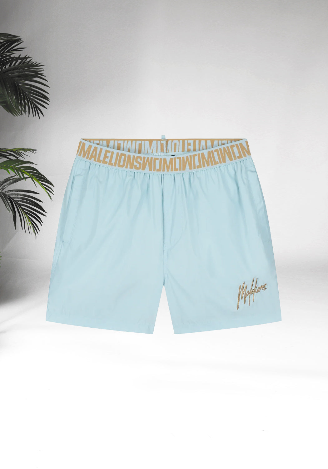 Cotton District MALELIONS VENETIAN 2.0 SWIMSHORTS  LIGHT BLUE