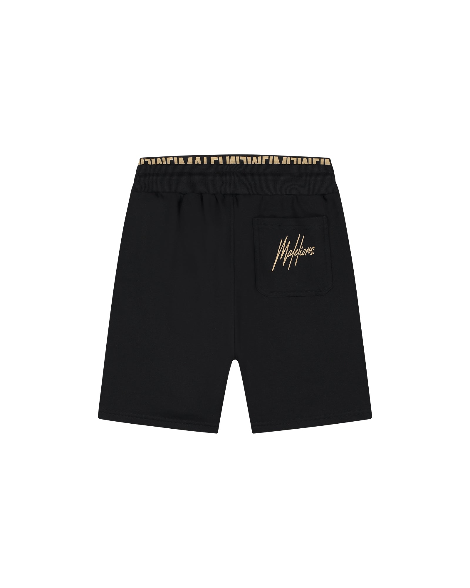 Cotton District MALELIONS VENETIAN SHORTS Shorts BLACK