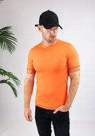 Cotton District MALELIONS VENETIAN T-SHIRT  CORAL
