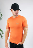 Cotton District MALELIONS VENETIAN T-SHIRT  CORAL