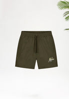 Cotton District Malelions Men Split Swim Shorts Shorts GREEN