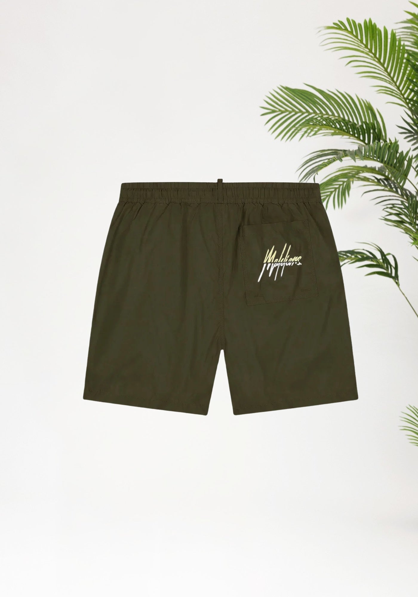 Cotton District Malelions Men Split Swim Shorts Shorts GREEN