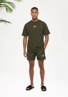 Cotton District Malelions Men Split Swim Shorts Shorts GREEN