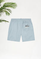 Cotton District Malelions Men Split Swim Shorts Shorts ICE BLUE
