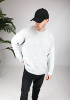 Cotton District OVERSIZED WOOL SWEATER  GREY