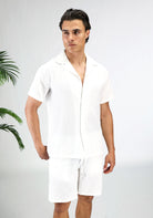 Cotton District PATTERN SUMMER SET Sets WHITE