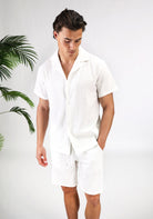 Cotton District PATTERN SUMMER SET Sets WHITE
