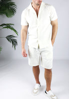 Cotton District PATTERN SUMMER SET Sets WHITE