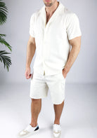 Cotton District PATTERN SUMMER SET Sets WHITE