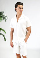 Cotton District PATTERN SUMMER SET Sets WHITE