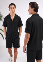 Cotton District PATTERN SUMMER SET Sets BLACK