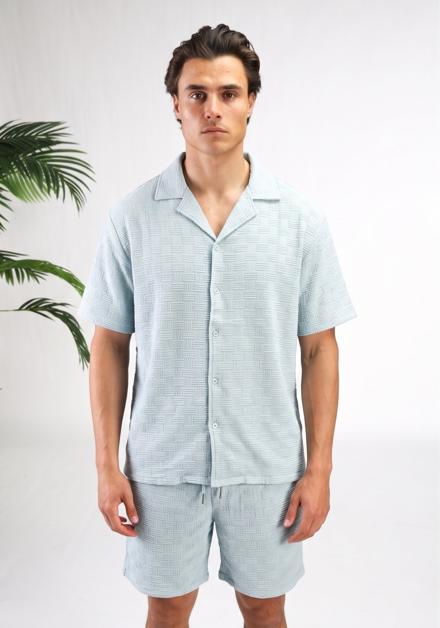 Cotton District PATTERN SUMMER SET Sets BLUE
