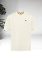 Cotton District PURE PATH - PALM DRIVE T-SHIRT T-Shirts ECRU